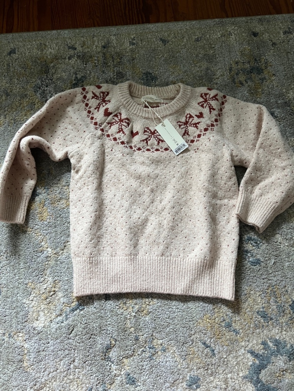 Rylee and Cru Fair Isles Sweater: Bows